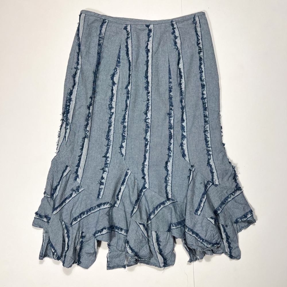 Vintage Insight Patchwork Raw Hem Fairy Skirt